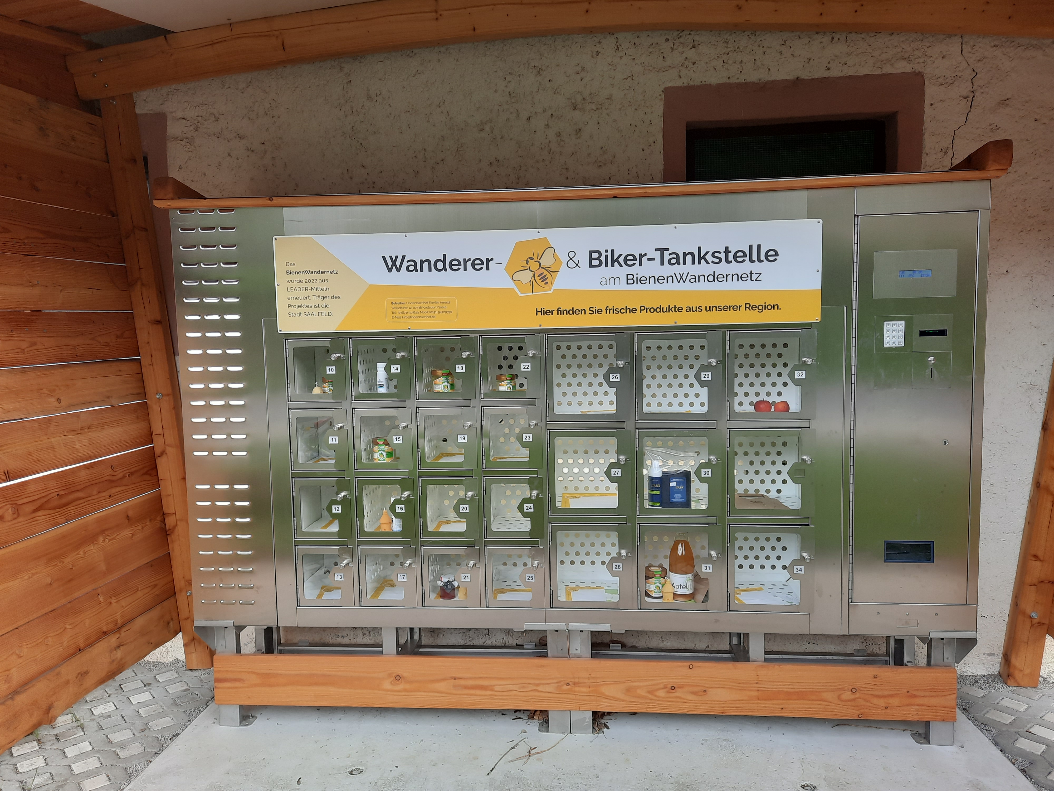 Wanderer- & Biker-Tankstelle am BienenWandernetz